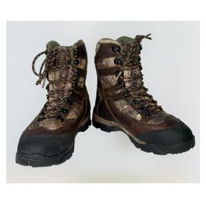 Cabela's 81-3748 Camouflage Leather Thinsulate Ultra Dry Hiking Boots Women’s 6M